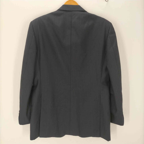 バーバリーズ BURBERRYS 80-90S OLD Striped Wool Tailored Jacket 英国製 裏地背抜き サマーウール ストライプ 2B テーラード ジャケット メンズ