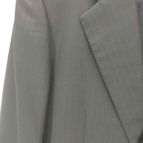 バーバリーズ BURBERRYS 80-90S OLD Striped Wool Tailored Jacket 英国製 裏地背抜き サマーウール ストライプ 2B テーラード ジャケット メンズ