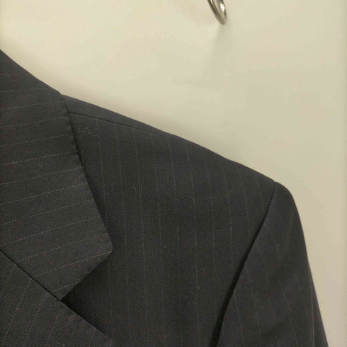 バーバリーズ BURBERRYS 80-90S OLD Striped Wool Tailored Jacket 英国製 裏地背抜き サマーウール ストライプ 2B テーラード ジャケット メンズ