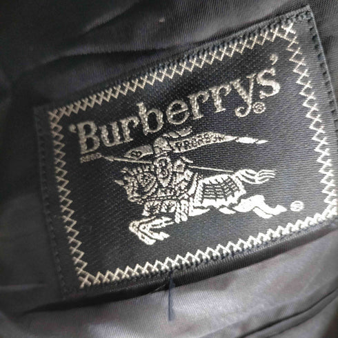 バーバリーズ BURBERRYS 80-90S OLD Striped Wool Tailored Jacket 英国製 裏地背抜き サマーウール ストライプ 2B テーラード ジャケット メンズ