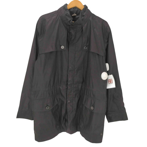 バーバリーロンドン BURBERRY LONDON Coating Field Coat コーティング 加工 スムース ガンフラップ付き パッカブル フィールド コート メンズ import:L