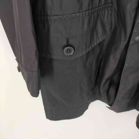 バーバリーロンドン BURBERRY LONDON Coating Field Coat コーティング 加工 スムース ガンフラップ付き パッカブル フィールド コート メンズ import:L
