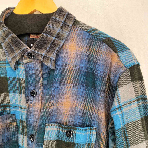ビームス BEAMS 【別注】クレイジー ワークシャツ メンズ JPN:M