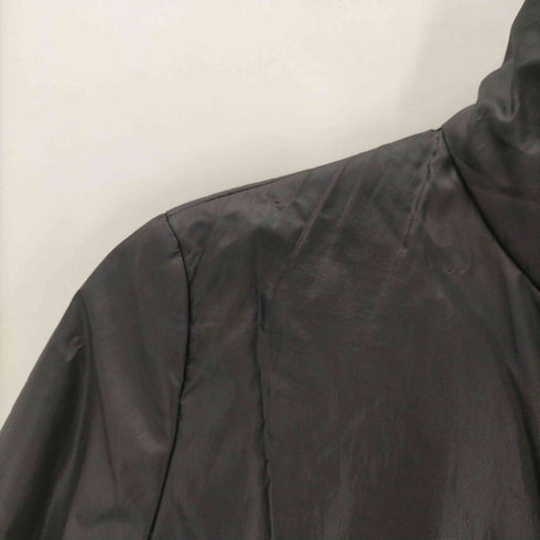 バーバリーブルーレーベル BURBERRY BLUE LABEL Padding Nylon Jacket 裏地ノバチェック パディング パテント ナイロン ジャケット ブルゾン 裾ドローコード レディース 38