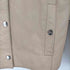 バーバリーブルーレーベル BURBERRY BLUE LABEL Real Lamb Leather Jacket 本革 羊革 リアル ラムレザー スイングトップ ジャケット ブルゾン 比翼 レディース 38