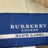 バーバリーブルーレーベル BURBERRY BLUE LABEL Real Lamb Leather Jacket 本革 羊革 リアル ラムレザー スイングトップ ジャケット ブルゾン 比翼 レディース 38