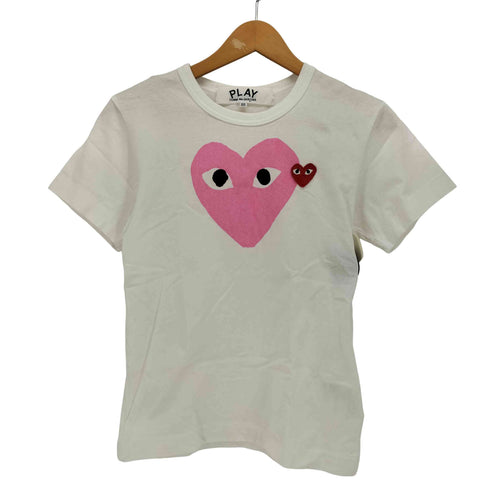 プレイコムデギャルソン PLAY COMME des GARCONS T-SHIRT RED EMBLEM メンズ XXS