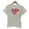 プレイコムデギャルソン PLAY COMME des GARCONS T-SHIRT RED EMBLEM メンズ XXS