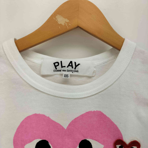 プレイコムデギャルソン PLAY COMME des GARCONS T-SHIRT RED EMBLEM メンズ XXS