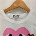 プレイコムデギャルソン PLAY COMME des GARCONS T-SHIRT RED EMBLEM メンズ XXS