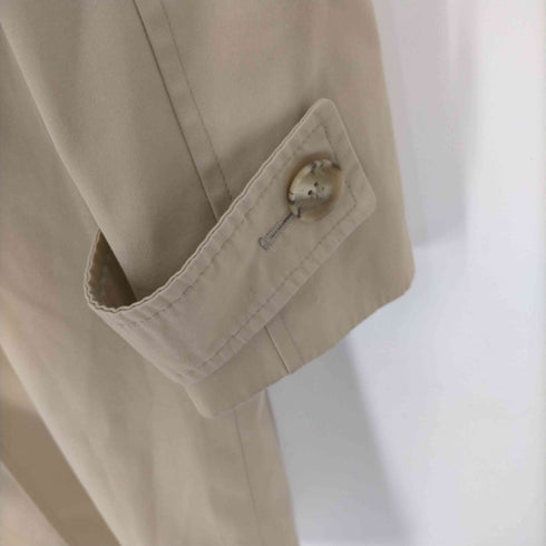 バーバリーブルーレーベル BURBERRY BLUE LABEL Balmacaan Long Coat 襟裏ノバチェック ガンフラップ付き バルマカーン ステンカラー ロング コート レディース 38