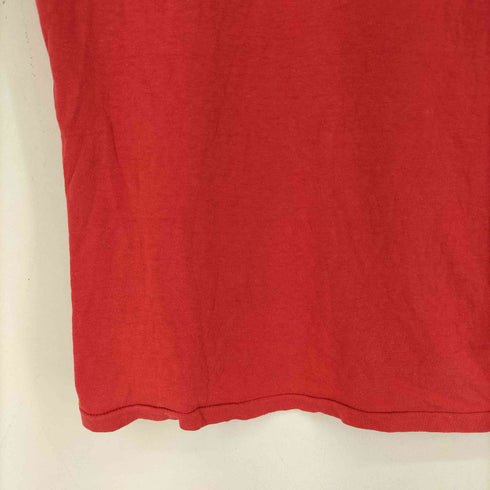チャンピオン Champion 80S MADE IN USA 白ライン ロゴプリント S/S カットソー メンズ import:M