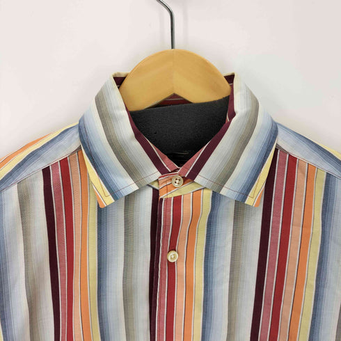 ポールスチュアート Paul Stuart S/S ストライプシャツ メンズ JPN:M