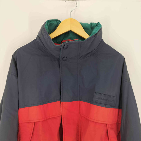 エディーバウアー Eddie Bauer 90-00S バイカラー パッカブルフード ジップアップ マウンテンジャケット メンズ import:XL