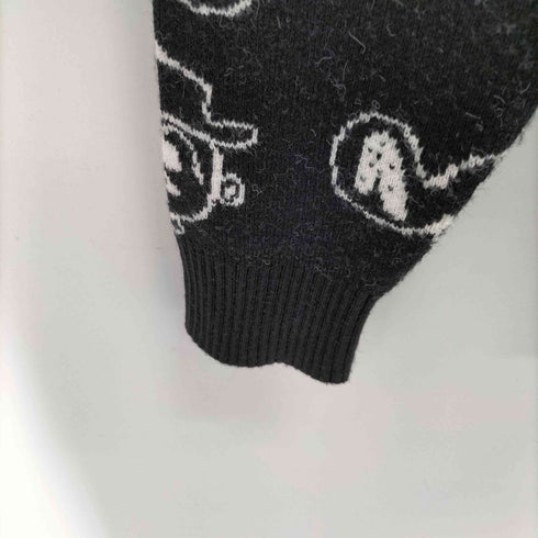 ルーカ RVCA DMOTE 総柄 クルーネックセーター/プルオーバーニット メンズ import:M