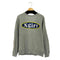 エックスガール X-girl CHENILLE EMBROIDERY OVAL LOGO CREW SWEAT TOP レディース S