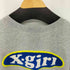 エックスガール X-girl CHENILLE EMBROIDERY OVAL LOGO CREW SWEAT TOP レディース S