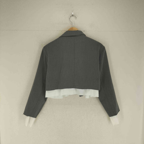 ENC layered design short jacket レディース F