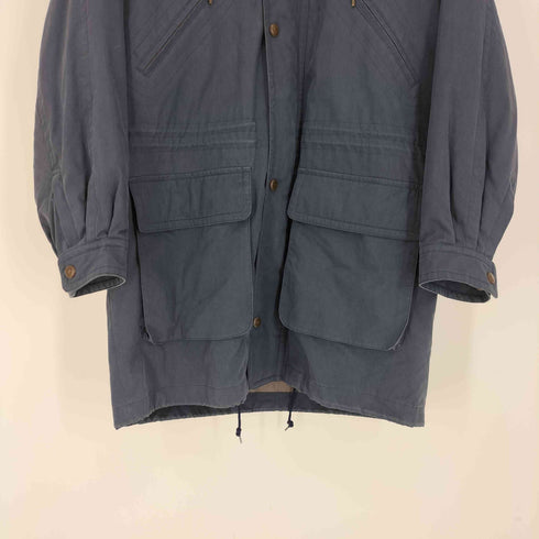 バーバリーズ BURBERRYS 80-90S 日本製 裏地 玉蟲キルト ハンティングコート メンズ