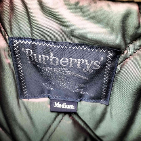 バーバリーズ BURBERRYS 80-90S 日本製 裏地 玉蟲キルト ハンティングコート メンズ