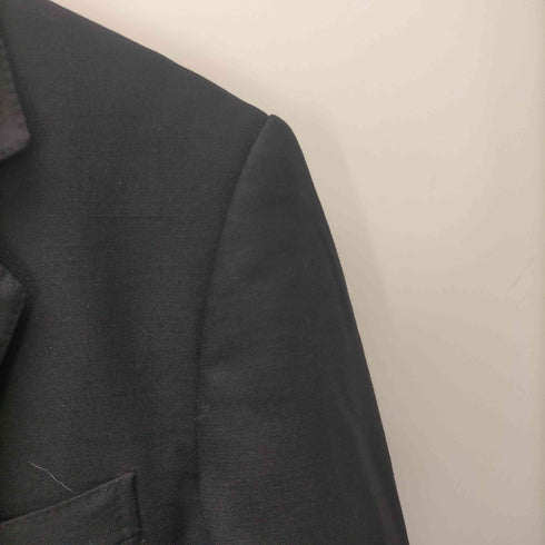 ジバンシィ GIVENCHY 裏地背抜き 肩パッド 2B ウール テーラード ジャケット 1タック スラックス パンツ スーツ セットアップ メンズ 98-88-175