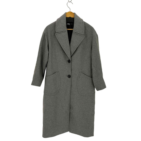 ザラ ZARA ウールオーバーサイズコート レディース import:XS