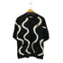 ナインティナインティ 9090 Wave Line Half Cardigan レディース M