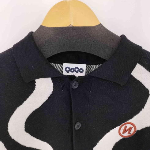 ナインティナインティ 9090 Wave Line Half Cardigan レディース M