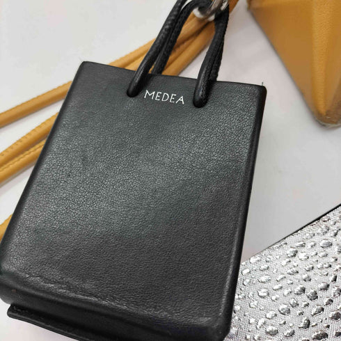 MEDEA イタリア製 ミニバック レザー ショルダー バッグ レディース