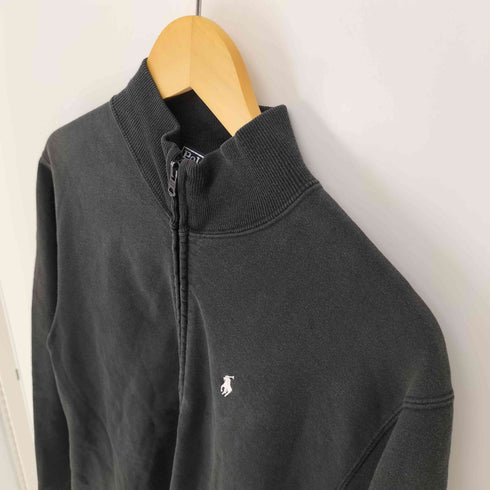 ポロバイラルフローレン Polo by RALPH LAUREN 00S ポニー刺繍 ジップアップ スウェットカーディガン メンズ import:M