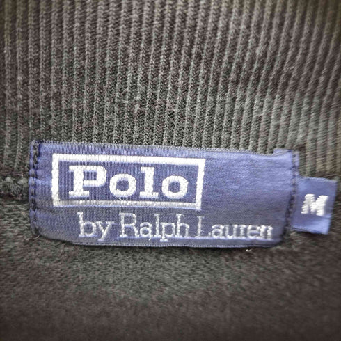 ポロバイラルフローレン Polo by RALPH LAUREN 00S ポニー刺繍 ジップアップ スウェットカーディガン メンズ import:M