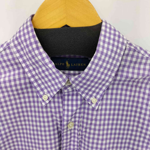 ラルフローレン RALPH LAUREN ギンガムチェック ロングスリーブ レギュラーカラーシャツ メンズ M