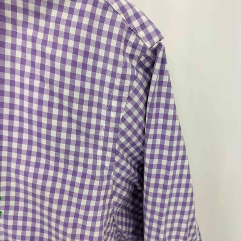 ラルフローレン RALPH LAUREN ギンガムチェック ロングスリーブ レギュラーカラーシャツ メンズ M