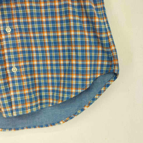 ラルフローレン RALPH LAUREN スモールポニー BD チェック柄シャツ メンズ import:XS