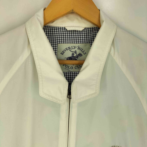 ビバリーヒルズポロクラブ BEVERLY HILLS POLO CLUB 90S 裏地チェック ハリントンジャケット スウィングトップ メンズ
