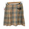 バーバリーブルーレーベル BURBERRY BLUE LABEL ノバチェック ラッププリーツミニスカート レディース JPN:36