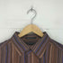 ショーンジョン Sean john ORIGINAL FIT ロゴ刺繍ストライプシャツ メンズ L