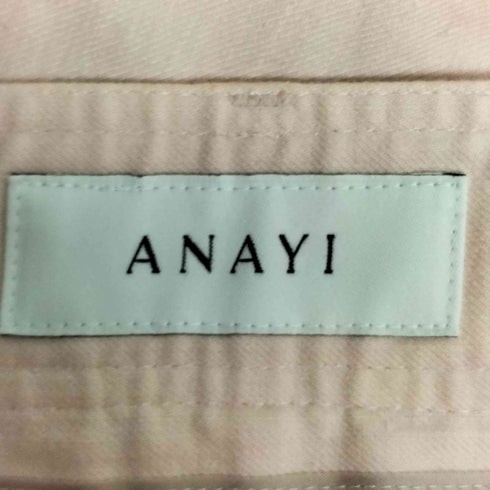アナイ ANAYI 22SS ストレッチツイル パンツ レディース JPN:36