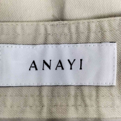 アナイ ANAYI 22SS ストレッチツイル パンツ レディース JPN:36