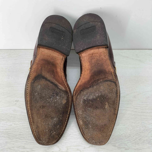 三都市Church's PICCADILLY DK BROWN BOOKBINDER ピカデリー モンクストラップ メンズ UK:7.5