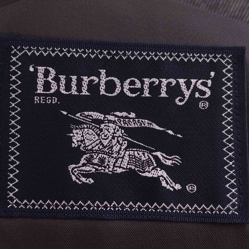 バーバリーズ BURBERRYS 80S ウール100% ストライプ ダブルブレストジャケット&パンツ セットアップ メンズ AB5/パンツW85