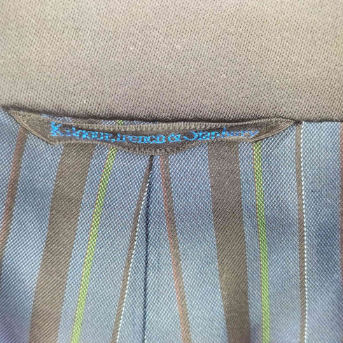 kilgour French & Stanbury 比翼ステンカラー コート メンズ 98BE5