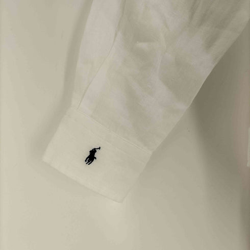 ポロバイラルフローレン Polo by RALPH LAUREN リネン100% L/Sシャツ メンズ import:S