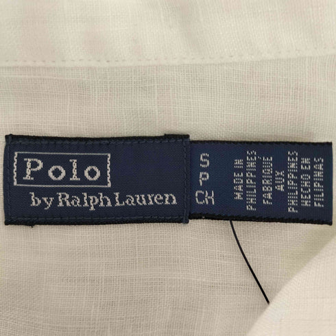 ポロバイラルフローレン Polo by RALPH LAUREN リネン100% L/Sシャツ メンズ import:S