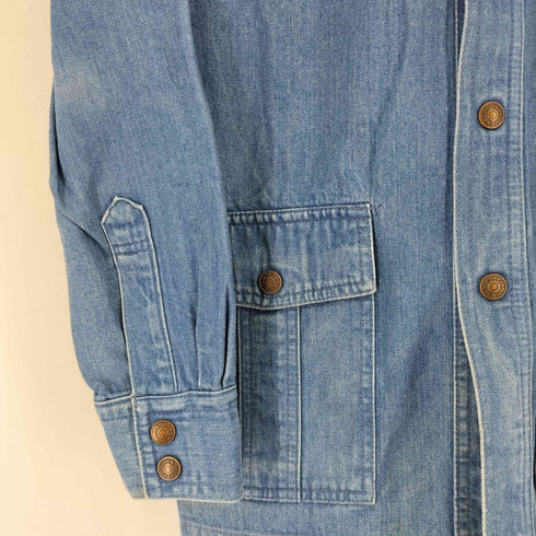 エドウィン EDWIN 70S デニム サファリジャケット メンズ import:M