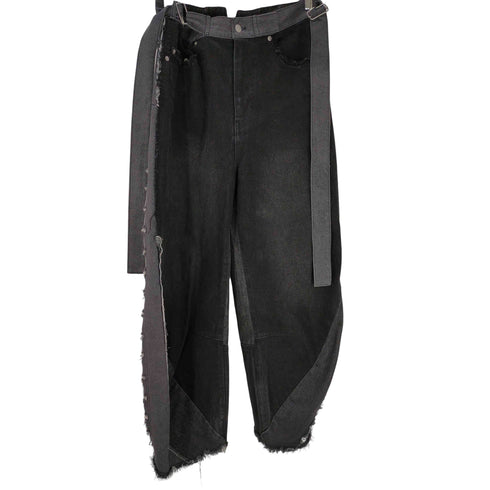 クヌースマーフ Knuth Marf ツーバックルパッチワークデニム レディース JPN:XS