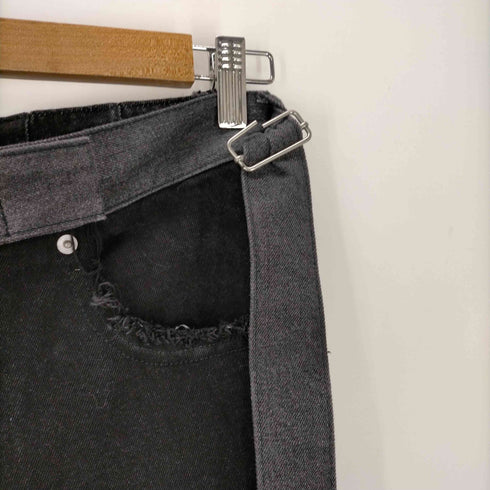 クヌースマーフ Knuth Marf ツーバックルパッチワークデニム レディース JPN:XS
