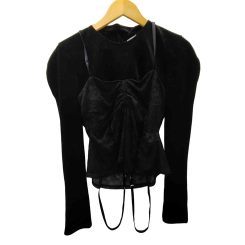 クヌースマーフ Knuth Marf puff sleeves docking tops レディース FREE