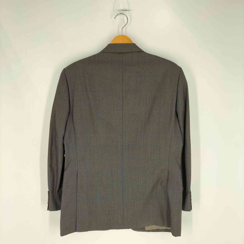 バーバリーズ BURBERRYS 80S ウール100% チェック 2Bテーラードジャケット メンズ AB5