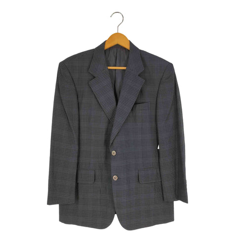バーバリーロンドン BURBERRY LONDON キッドモヘヤ ウールシルク シアサッカー 背抜き 2Bテーラードジャケット メンズ AR4